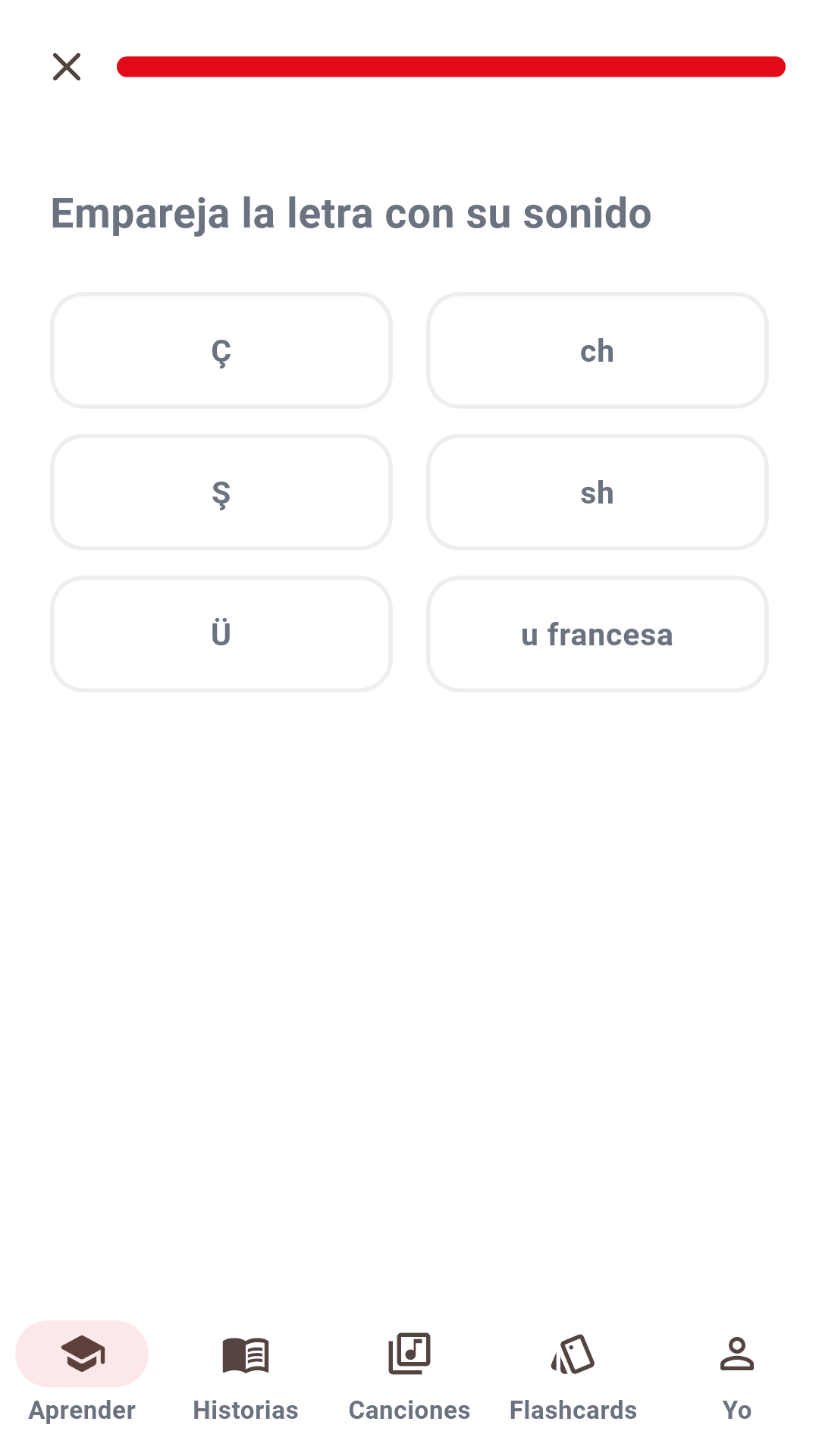 Ejercicio: relacionar parejas